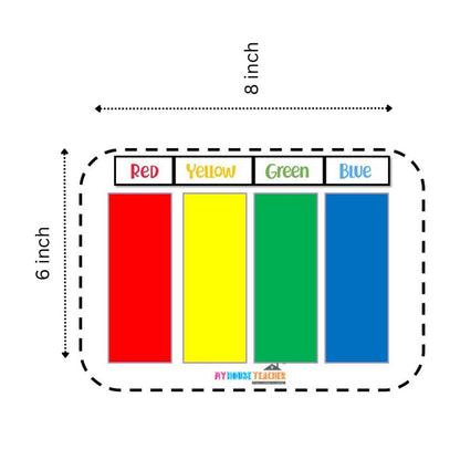 Primary 8 Color Sorting Activity Box