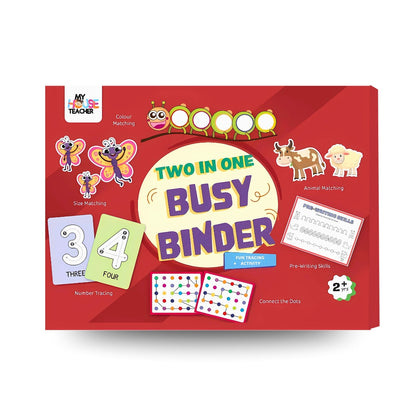 Two in One Busy Binder Book Set for 2 to 4 year toddlers