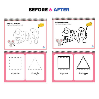 Different Trail Tracing Toddler Activity Pack