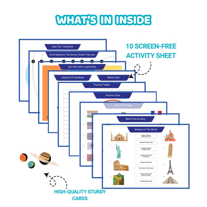 Knowledge Binder Book for 4 to 11 year kids