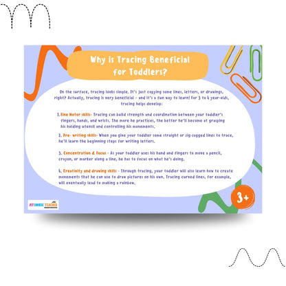 Different Trail Tracing Toddler Activity Pack