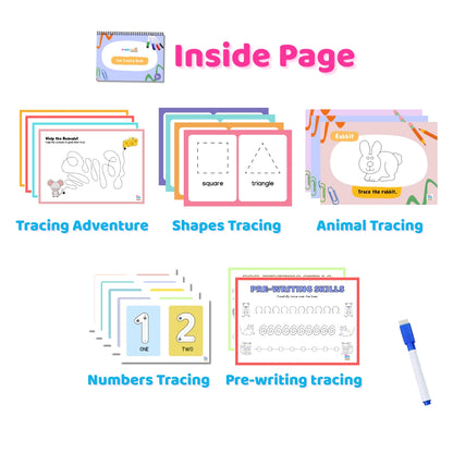 Two in One Busy Binder Book Set for 2 to 4 year toddlers