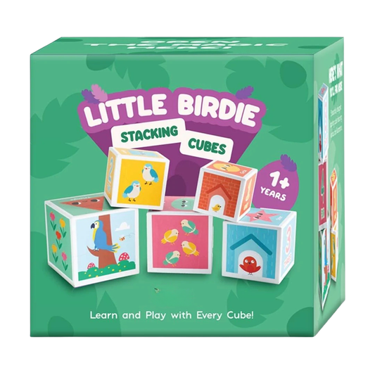 Nature Birds Theme – 5 Layer Stacking Cube (Age 1+)