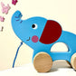 Wooden Push Pull Toy - Elephant