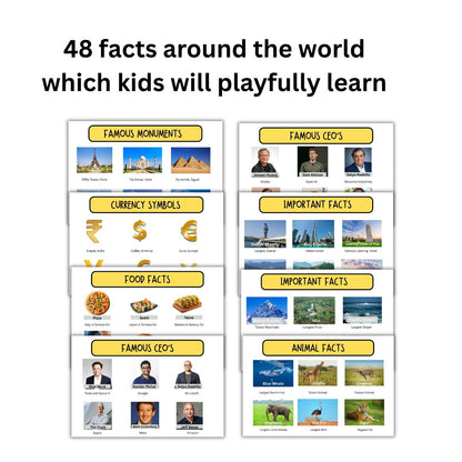 48 World Facts Busy Book for Kids