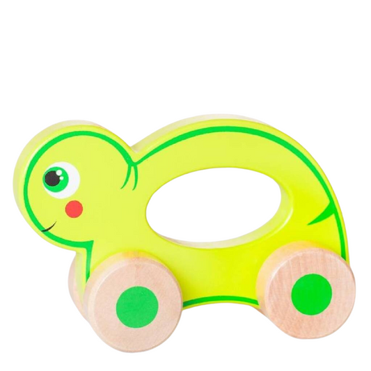 Wooden Push Pull Toy - Turtle