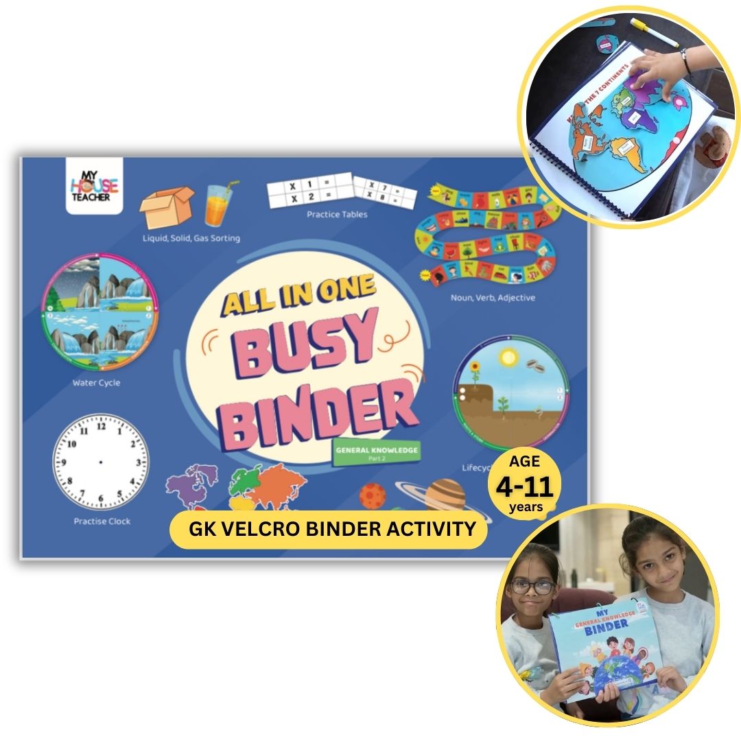 Knowledge Binder Book for 4 to 11 year kids