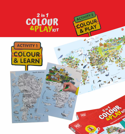 2-in-1 Colour & Play Kit