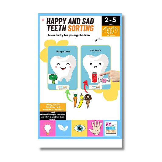 Happy And Sad Teeth Sorting Busy Bag