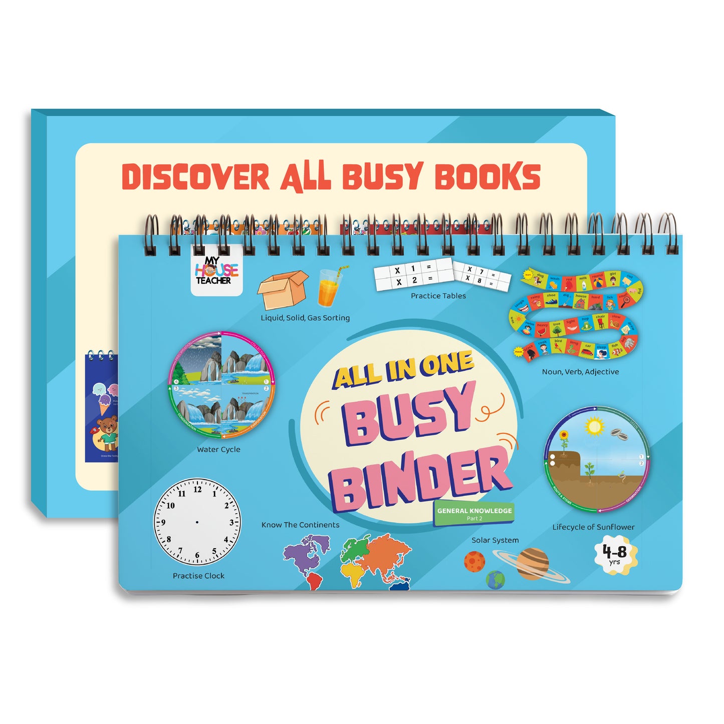 Knowledge Binder Book for 4 to 11 year kids