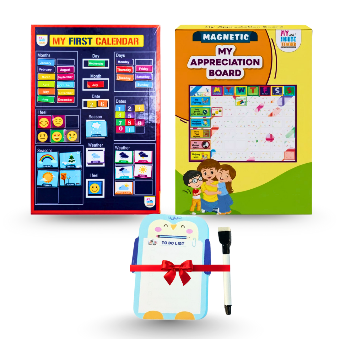 2-in-1 Combo Magnetic Appreciation Board + Magnetic Calendar