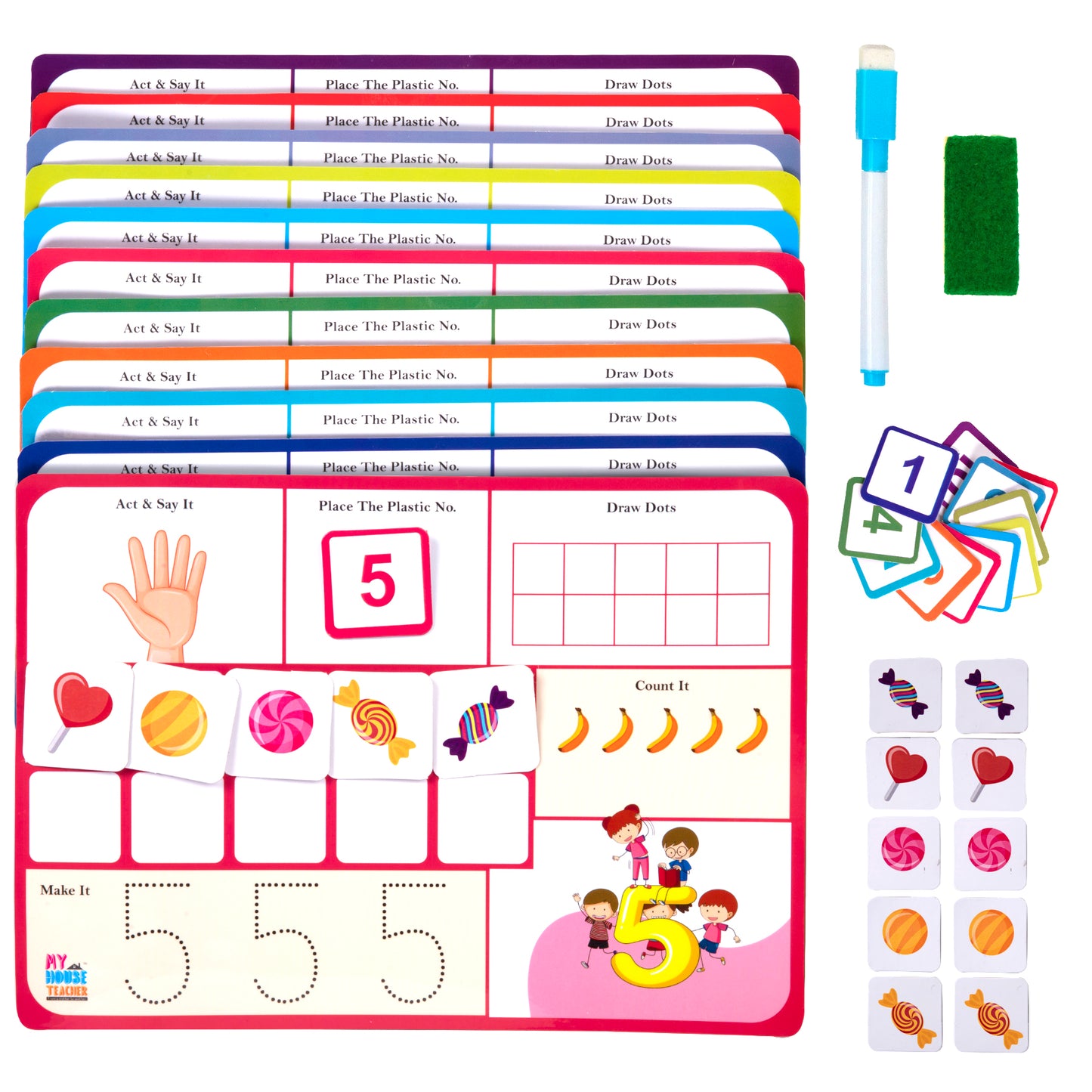 Number 0 to 10 Counting and Tracing Binder