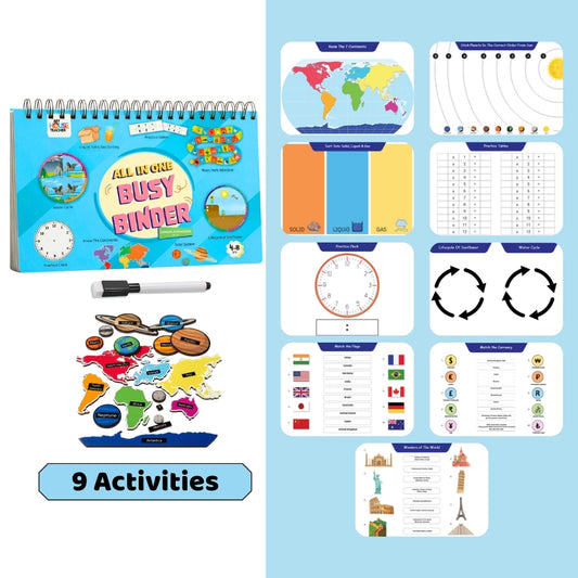 Knowledge Binder Book for 4 to 11 year kids