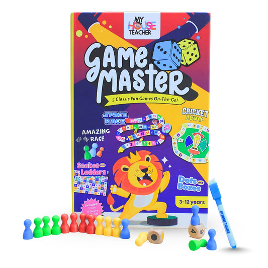 5-in-1 Portable Board Game Book