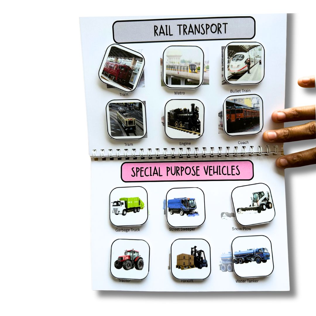 Vehicles Busy Book