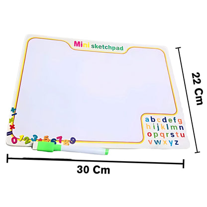 Wooden Alphabet  Peg Puzzle with Knobs