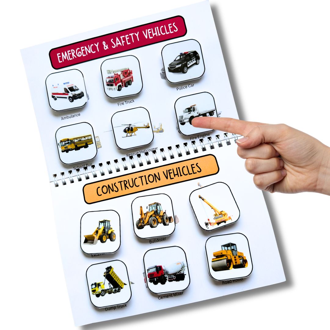 Vehicles Busy Book