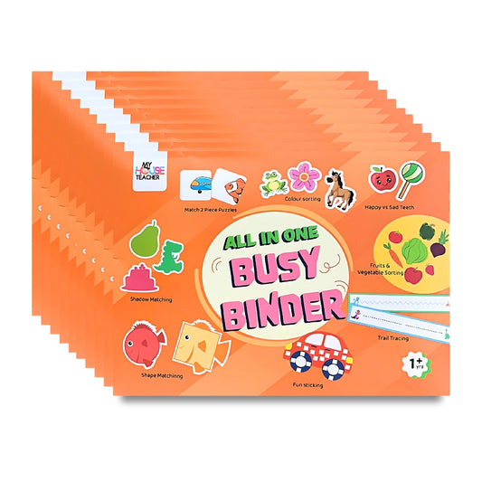My Toddler busy book - Activity Binder - Pack Of 10