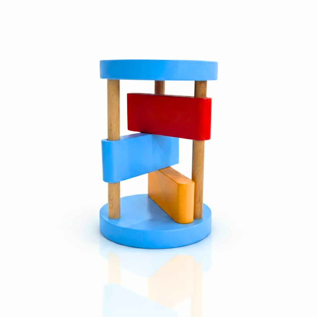 Wooden Clacker Rattle Toy for Babies