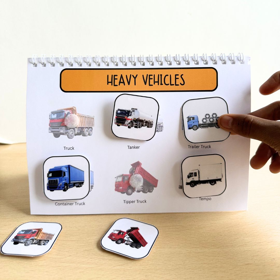 Vehicles Busy Book