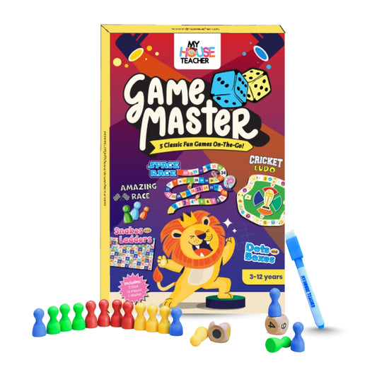 5-in-1 Portable Board Game Book