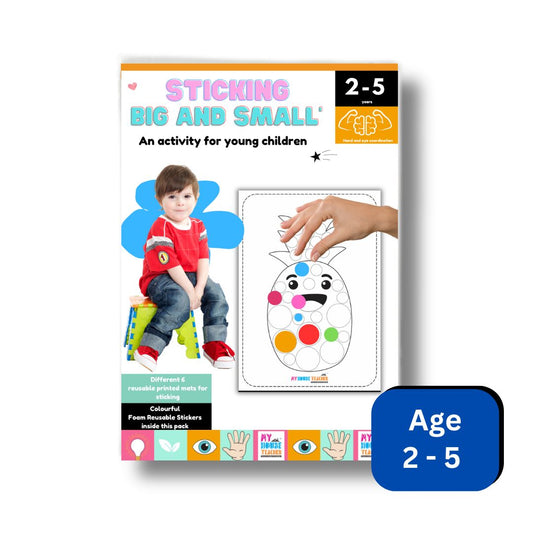 Sticking Big And Small Foam Sticker Activity Box