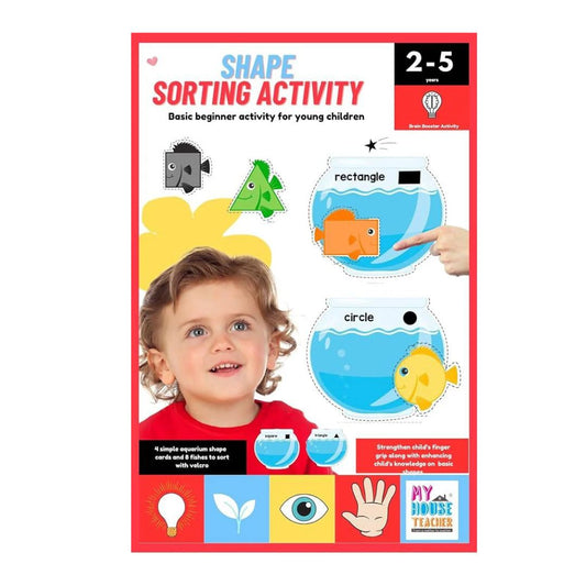 Shape Sorting Toddler Sorting Activity Box