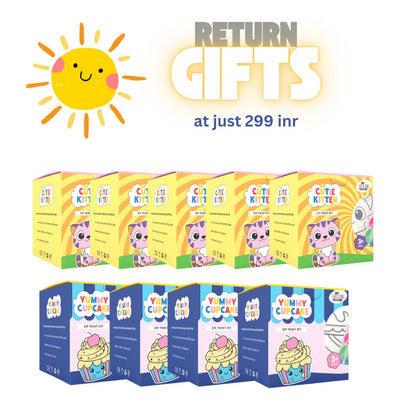 DIY Soft Toy Painting Kit | Art and Craft Kit for Kids (Yummy Cupcake)