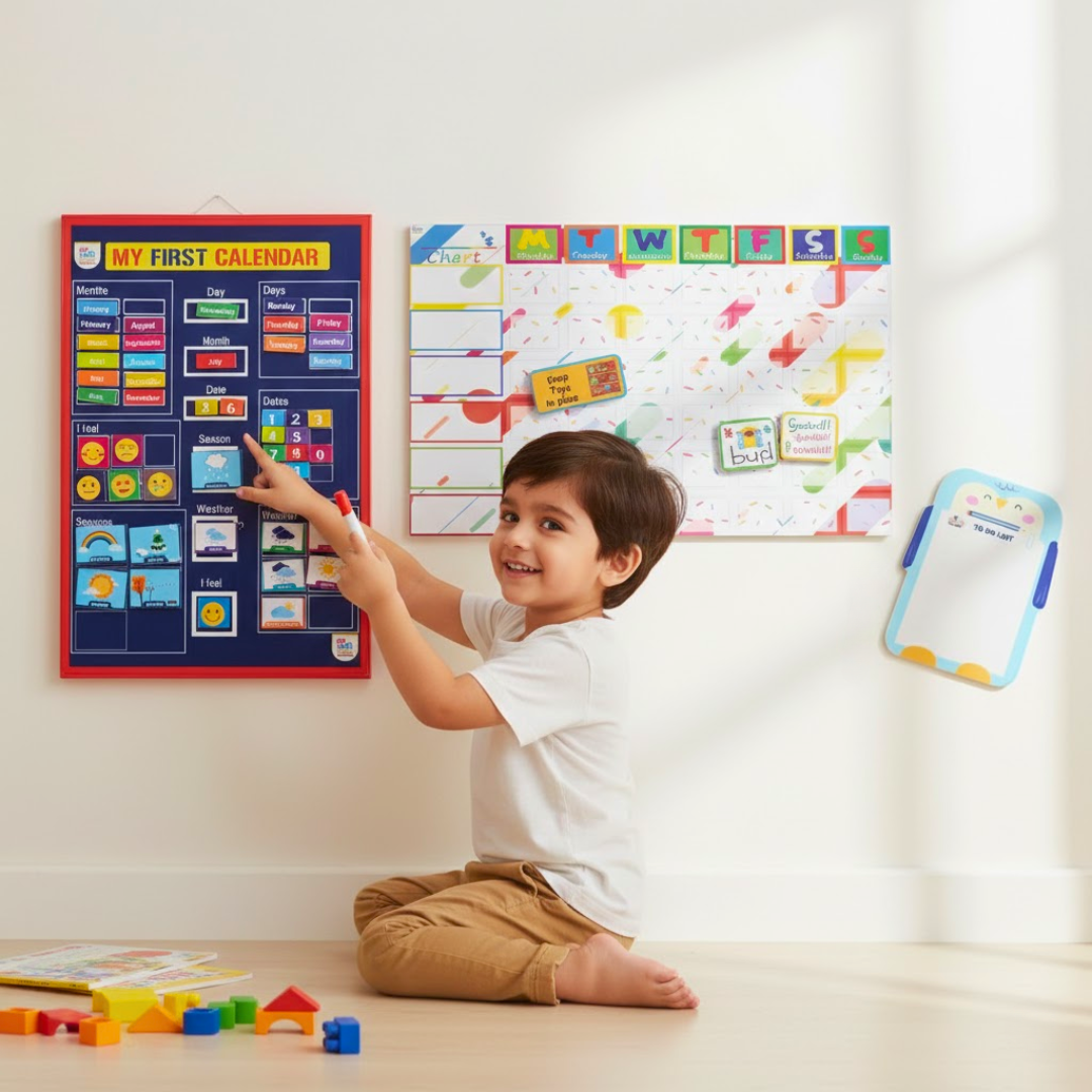 2-in-1 Combo Magnetic Appreciation Board + Magnetic Calendar