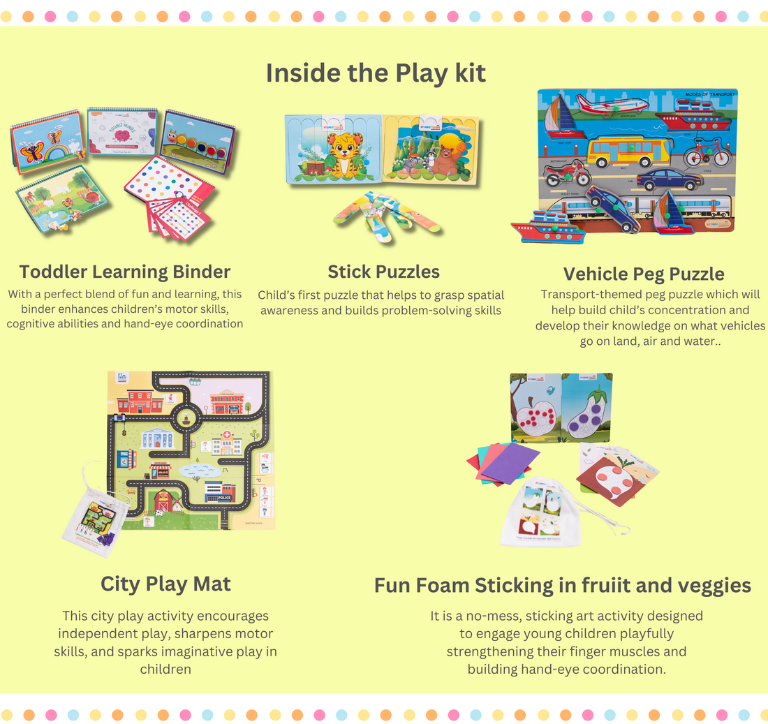 Young Minds Play Kit for 2 years and above