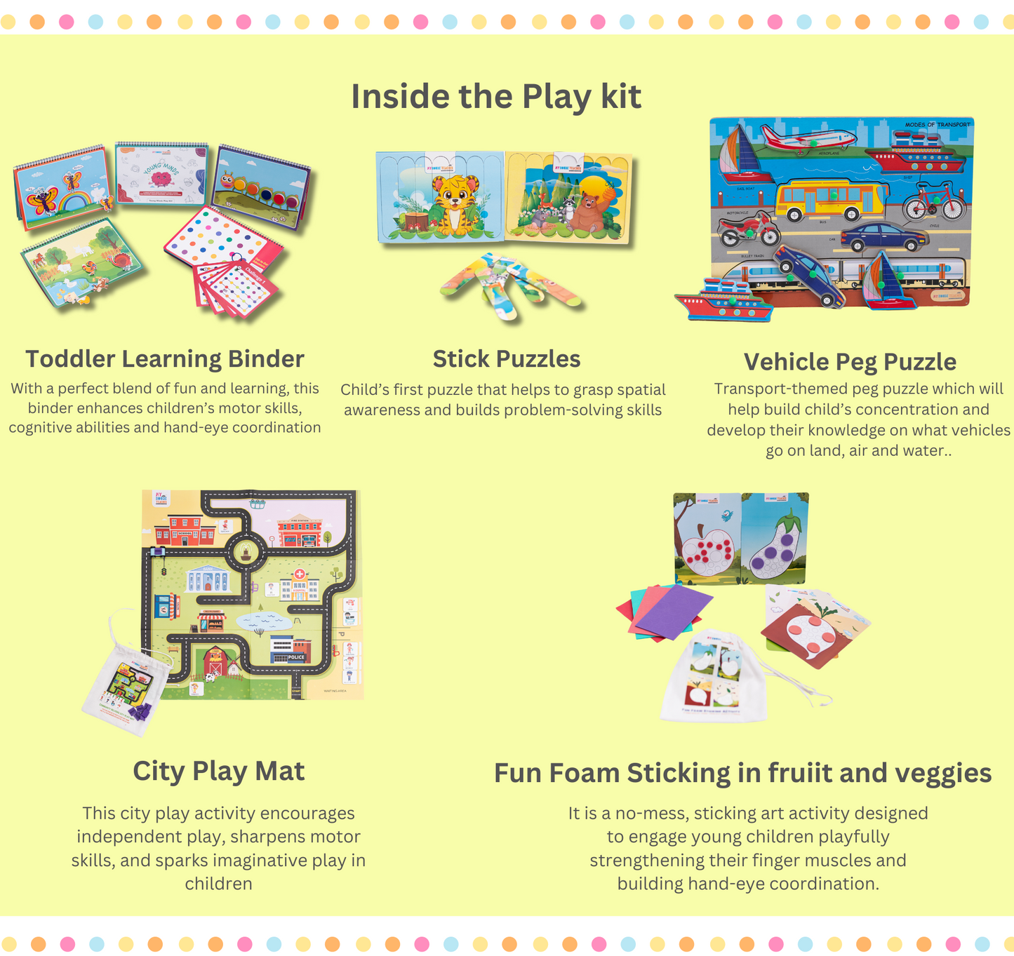 Young Minds Play Kit for 2 years and above