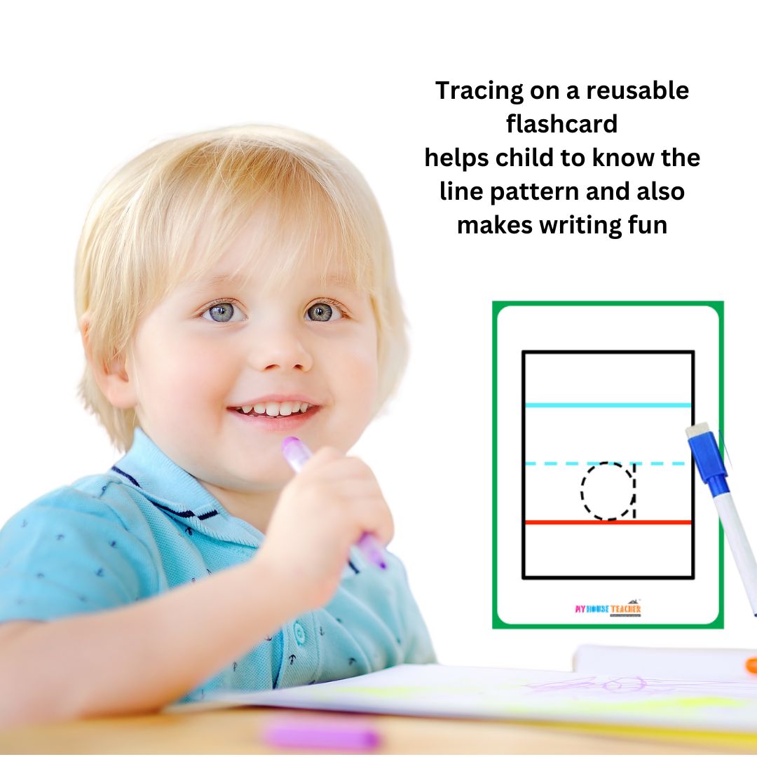 Small a to z Alphabet Tracing Reusable Flashcards