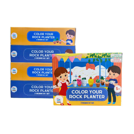 Color Your Own Rock Planter Activity -Pack Of 5