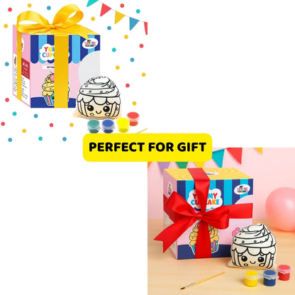 DIY Soft Toy Painting Kit - Cupcake & Turtle