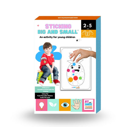 Sticking Big And Small Foam Sticker Activity Box