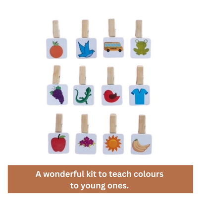 Color Sorting Toddler Busy Bag For Babies And Toddlers