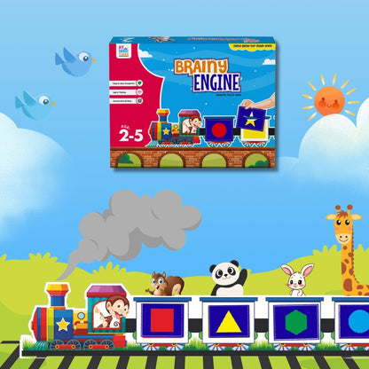 Brainy Engine Puzzle Game for little ones