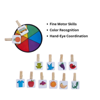 Color Sorting Toddler Busy Bag For Babies And Toddlers