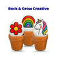 Color Your Own Rock Planter Activity