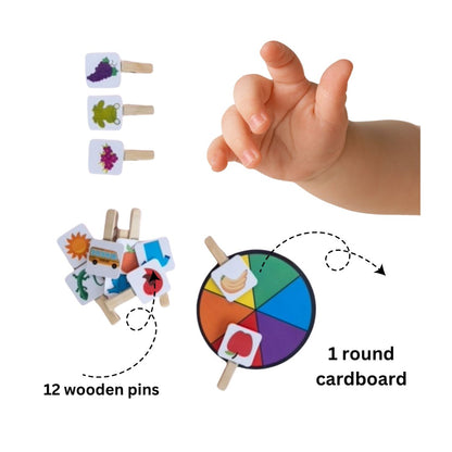 Color Sorting Toddler Busy Bag For Babies And Toddlers