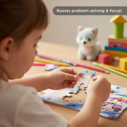 Jigsaw Puzzle Set in Metal Box –  (Dinosaur Theme)