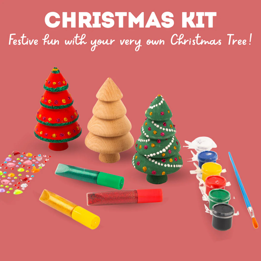 Wooden DIY Christmas Tree – For Kids Age 3+
