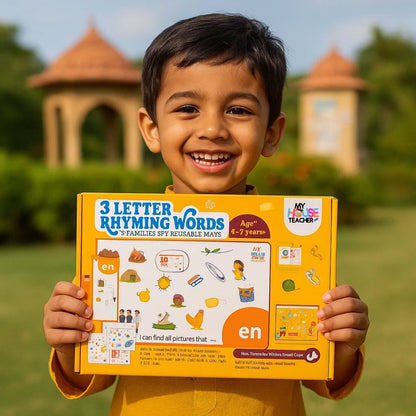 Three Letter Rhyming Words Learning Pack