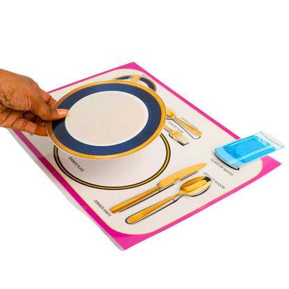 Dining Etiquette Mat – A Fun and Practical Learning Tool for Kids