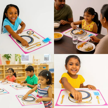 Dining Etiquette Mat – A Fun and Practical Learning Tool for Kids