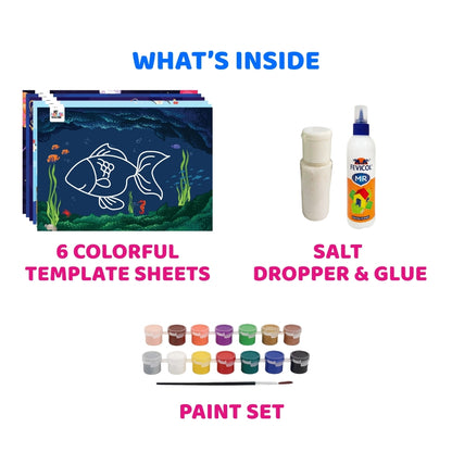 DIY Salt Painting Activity Box