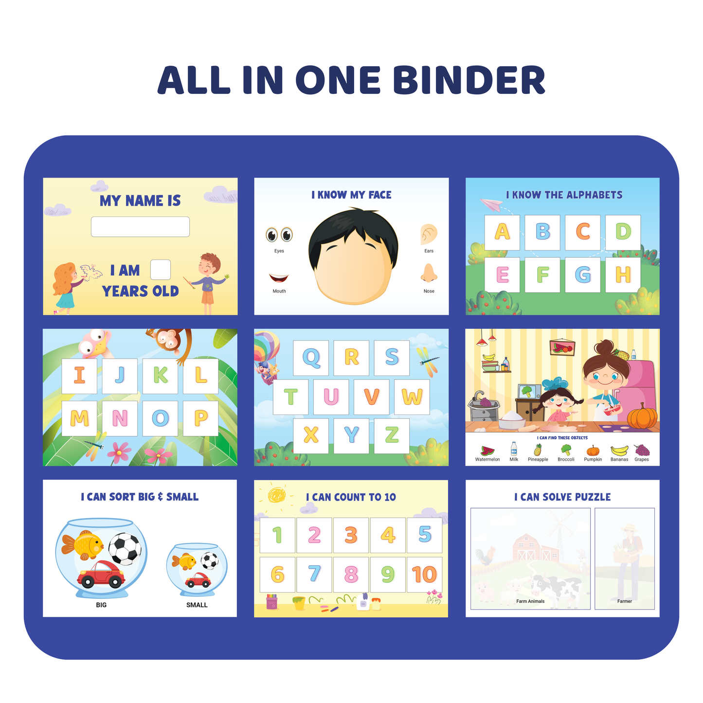 Personalised Busy Book - A Magical World of Learning & Play