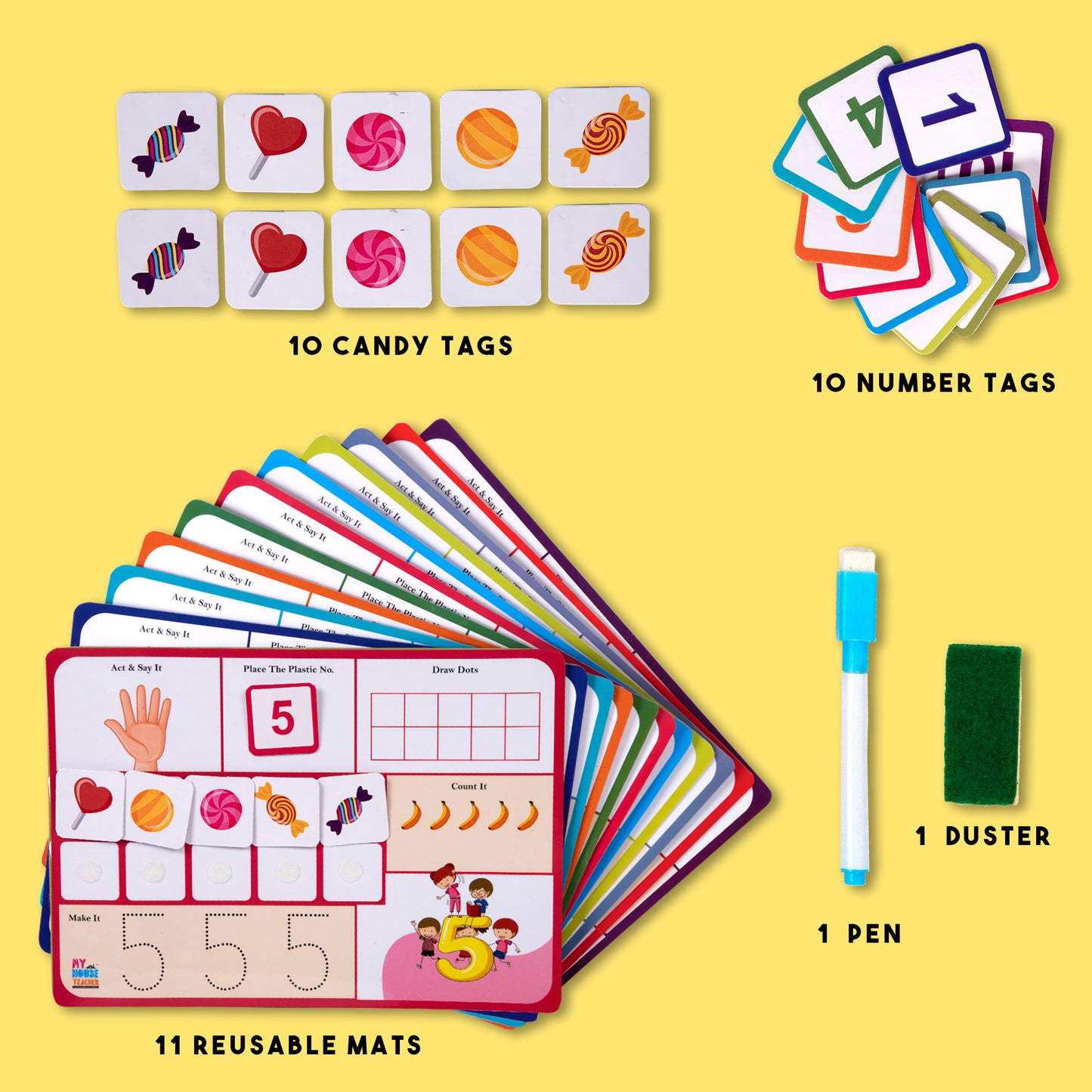 Number 0 to 10 Counting and Tracing Binder