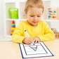 Capital A to Z Alphabet Tracing Reusable Flashcards