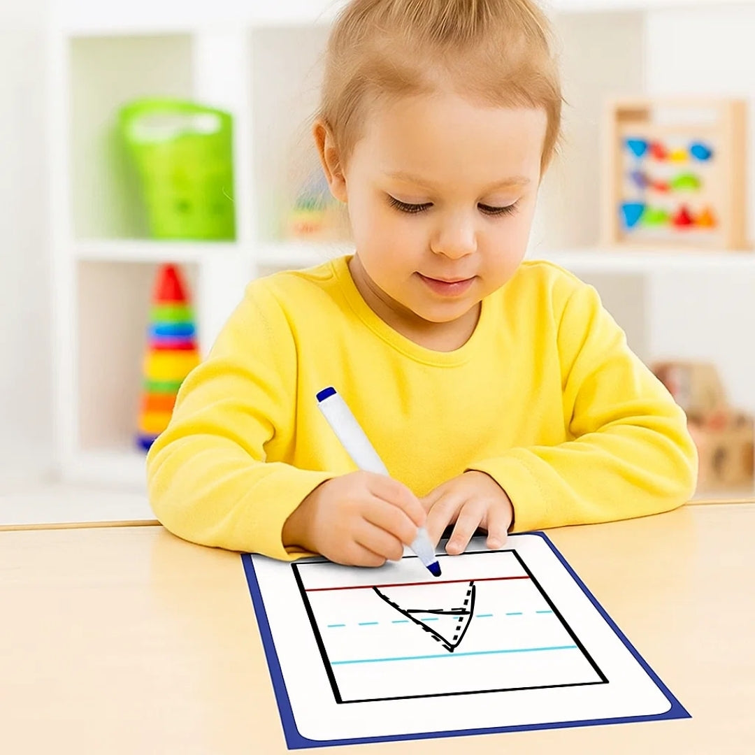 Capital A to Z Alphabet Tracing Reusable Flashcards